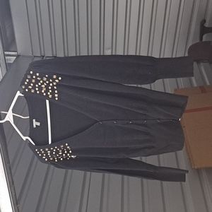 Sweaterblack with brown stones, neverworn